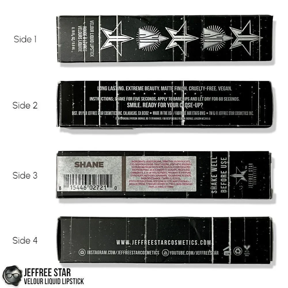JEFFREE STAR VELOUR LIQUID LIPSTICK IN SHANE METALLIC DEEP BRONZE BROWN DAWSON